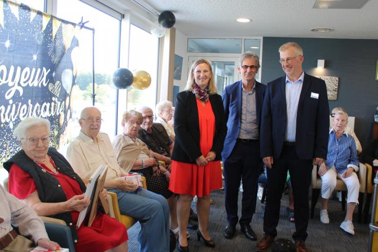 Denise et Alain Carlier célèbrent leurs 70 ans de mariage à NOVAGE, résidence services seniors à Amiens