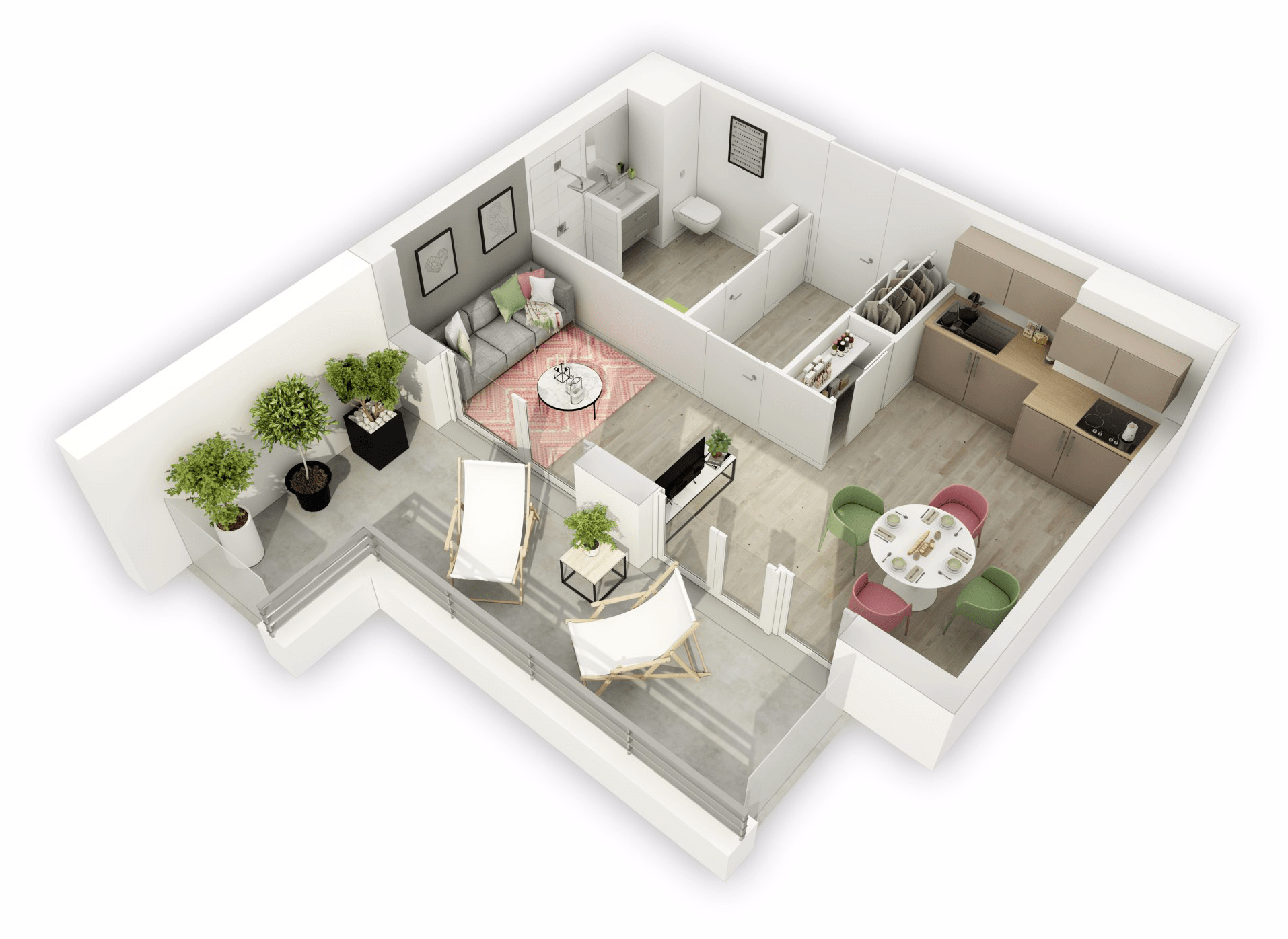 Appartement T1 - Résidence services seniors Amiens