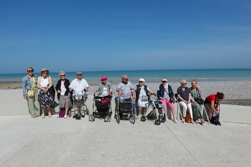 Voyage à la mer avec les seniors de la résidence services Novage